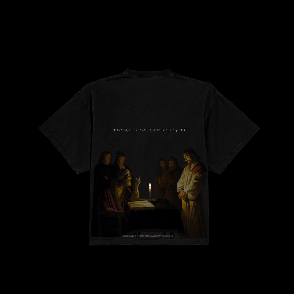 Oversized Tee Truth Needs Light